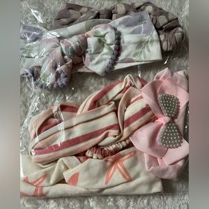 5 baby girl head bands